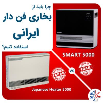 بخاری هرمتیک و فن دار اسمارت | راهنمای خرید و مقایسه تخصصی